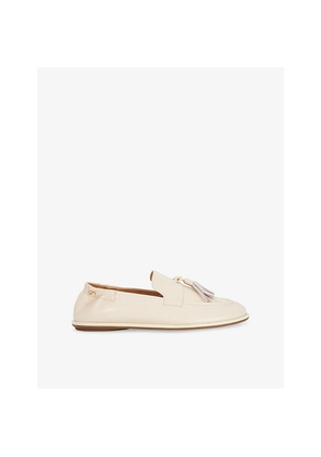 Womens Dune Grounding Leather Loafers