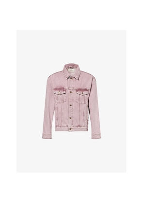 Mens Les Deux Rally Dyed Denim Jacket