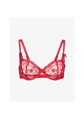 Womens Lounge Underwear Valentina Balcony Lace Bra