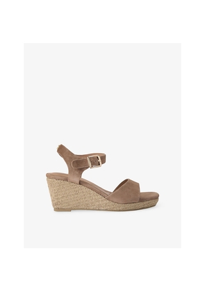 Womens Carvela Sadie Suede Wedge Sandals