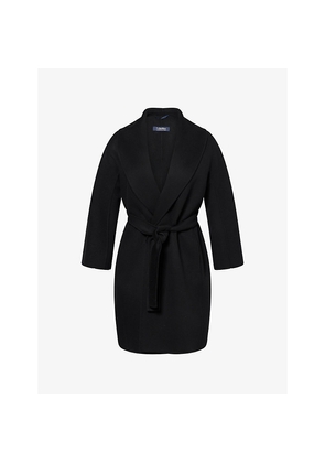 Womens Max Mara Messi Belted Wool Coat