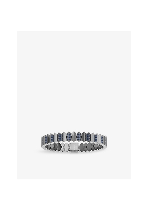 Womens Apm Monaco Up and Down Sterling-Silver and Cubic Zirconia Bracelet