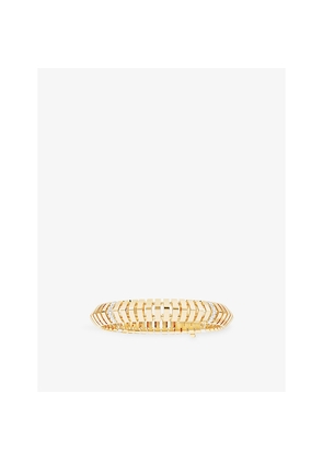 Womens Apm Monaco Rayon De Soleil 18ct Yellow-Gold Plated Alloy and Cubic Zirconia Bracelet