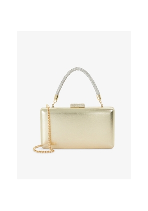 Womens Dune Beaut Metallic Leather Bag