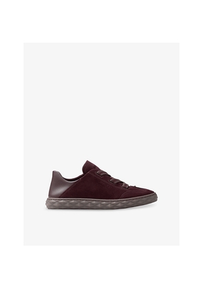 Womens Jimmy Choo Diamond Light Flex Suede Trainers