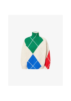 Womens JW Anderson x Pringle Turtle Neck Wool Jumper
