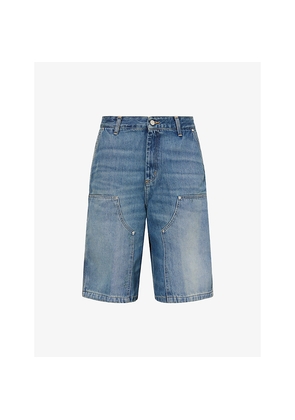 Womens Carhartt WIP Nixon Double-Knee Denim Shorts