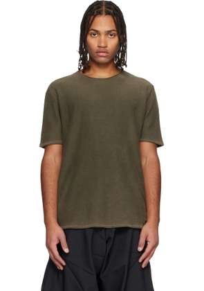 CASEY CASEY Khaki Overdyed T-shirt