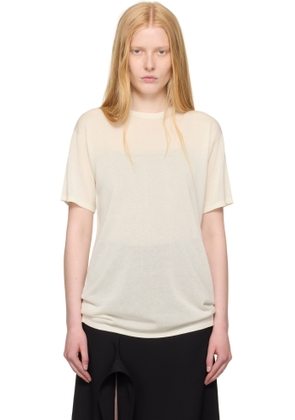 TOTEME White Knit T-shirt