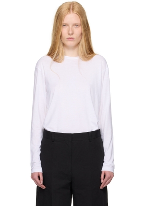 TOTEME White Classic Long-Sleeve T-shirt