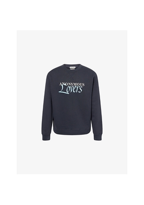 Mens JW Anderson Anonymous Lovers Crewneck Cotton-Jersey Sweatshirt