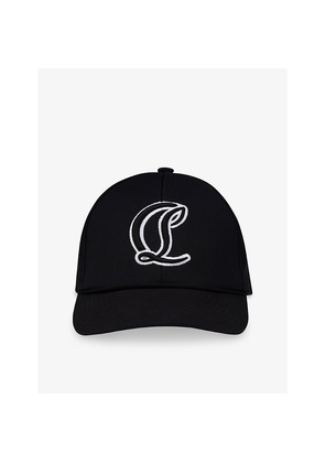 Mens Christian Louboutin Mooncrest Ivy Cotton-Canvas Cap