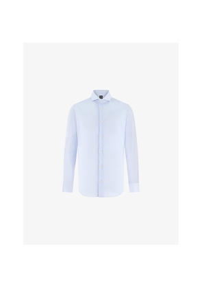 Mens Boggi Slim-Fit Cotton-Twill Shirt