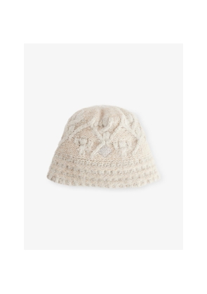 Womens The Couture Club Emblem Bushed Knitted Bucket Hat