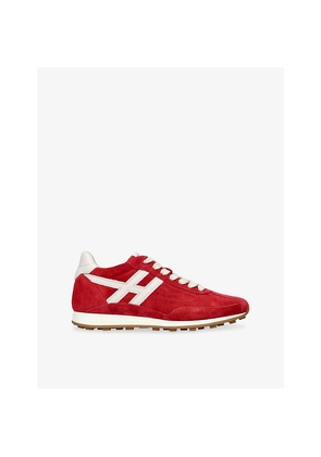 Womens Hogan Allacciato H699 Suede Trainers