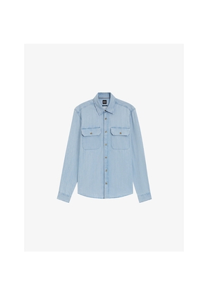 Mens Boss Regular-Fit Denim Shirt