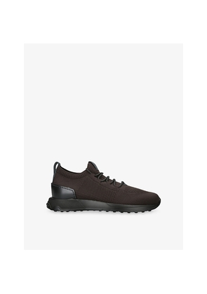 Mens TODS Run 63K Calzino Knitted and Leather Trainers