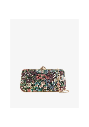 Womens Valentino Garavani Carry Secrets Rhinestone-Embellished Minaudiere Clutch