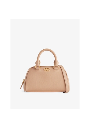 Womens Valentino Garavani Vlogo Mini Leather Bowling Bag