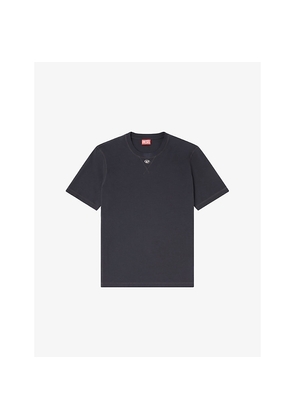 Mens Diesel T-Madjust-Tr Branded Cotton-Jersey T-Shirt