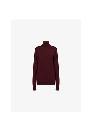 Womens The Frankie Shop Eve Turtleneck Merino Wool Jumper