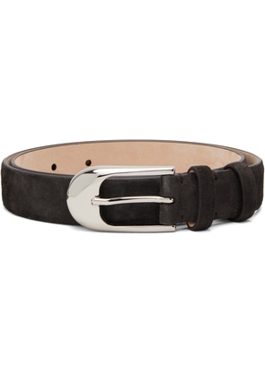 KHAITE Brown Dome Belt