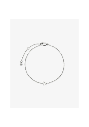 Womens Monica Vinader Initial N Sterling-Silver Bracelet