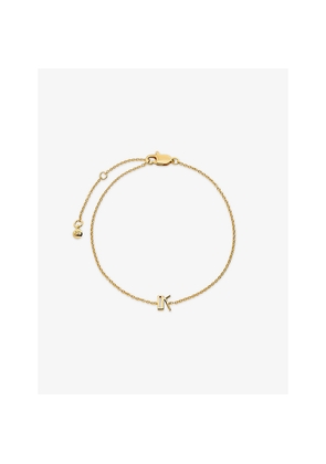 Womens Monica Vinader Initial K 18ct Yellow Gold Vermeil Bracelet