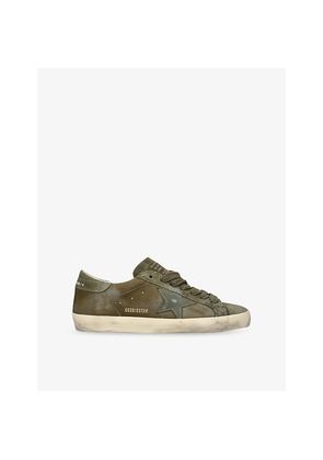 Mens Golden Goose Super-Star Leather Trainers