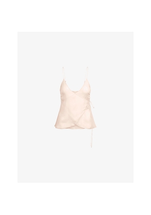 Womens Skims Romance Wrap Silk Camisole Top