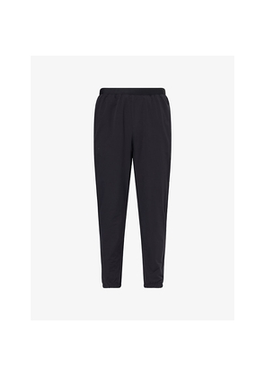 Mens Condition Elasticated-Cuffs Tapered-Leg Woven Jogging Bottoms