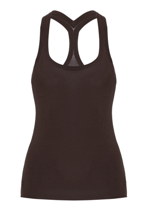 Brandon Maxwell The Raven Racerback Knit Tank Top - Moda Operandi