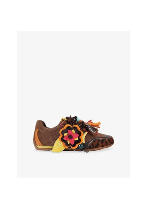 Womens KG Kurt Geiger Lennon Suede Trainers