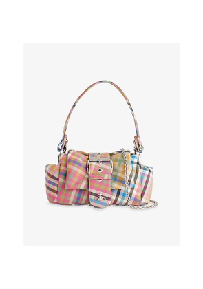 Womens Vivienne Westwood Hazel Treasure Woven Shoulder Bag