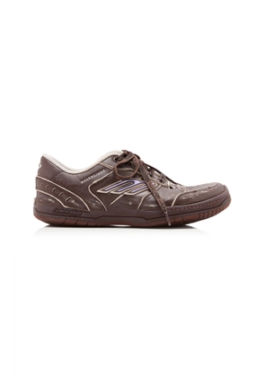 Balenciaga Hamptons Leather Sneakers - Moda Operandi