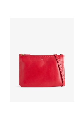 Womens Reselfridges Pre-Loved Celine Trio Leather Crossbody Bag