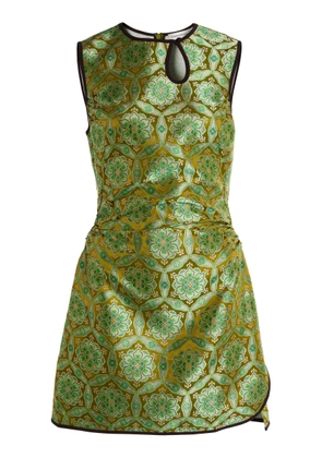 Christopher Esber Palmira Brocade Mini Tank Dress - Moda Operandi