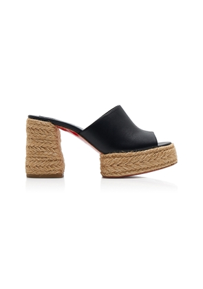 Christian Louboutin Calakala 85mm Leather Platform Mules - Moda Operandi