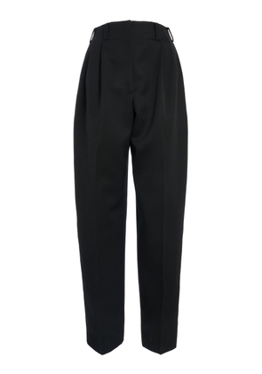 Givenchy Double-Pleated Low-Waisted Wool Trousers - Moda Operandi
