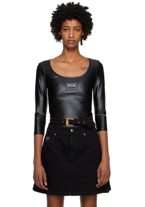 Versace Jeans Couture Black Patch Bodysuit