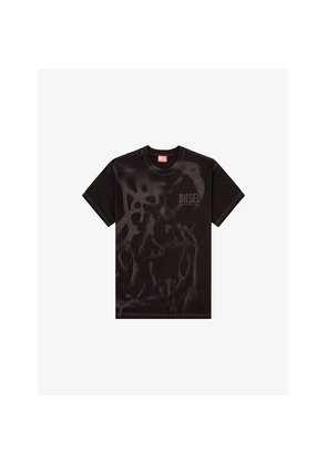 Mens Diesel T-Norm-V7 Laser-Print Cotton-Jersey T-Shirt