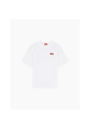 Mens Diesel T-Boxt Bisk Brand-Print Cotton-Jersey T-Shirt