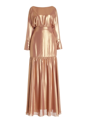Andres Otalora Exclusive Lame Maxi Dress - Moda Operandi