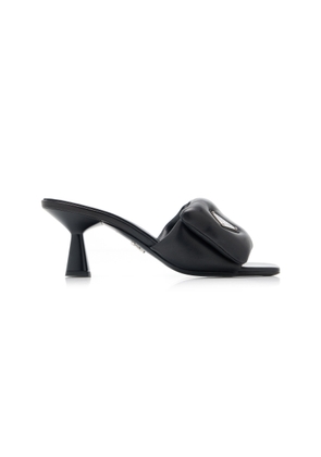 Prada Padded Leather Mules - Moda Operandi