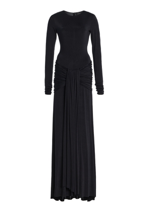 SEV Knotted Knit-Jersey Maxi Dress - Moda Operandi