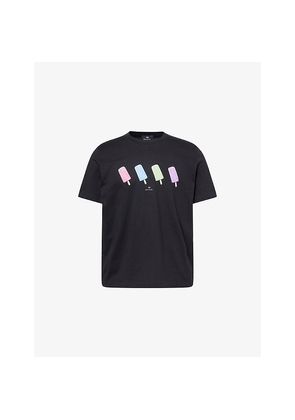 Mens PS by Paul Smith Lollies-Print Crewneck Cotton-Jersey T-Shirt