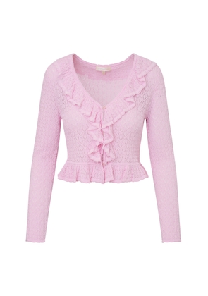 LoveShackFancy Nilah Knitted Cardigan - Moda Operandi
