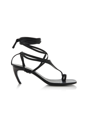 The Attico Nova Leather Thong Sandals - Moda Operandi