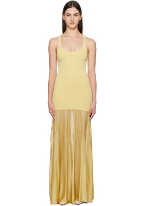 TOTEME Yellow Evening Tank Maxi Dress