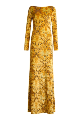 Etro Printed Jersey Maxi Dress - Moda Operandi